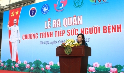 Lễ ra quân chương trình “Tiếp sức người bệnh” năm 2015