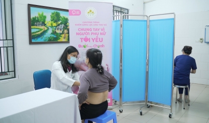 1.700 phụ nữ được khám tầm soát phát hiện sớm ung thư trên toàn quốc