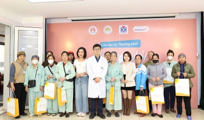 Thương Phổi - Sống Trọn Vẹn: Lan tỏa năng lượng tích cực tại bệnh viện Ung bướu Hà Nội